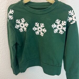 Taylor Joelle Snowflake Kid Crewneck- Size 2- Unisex